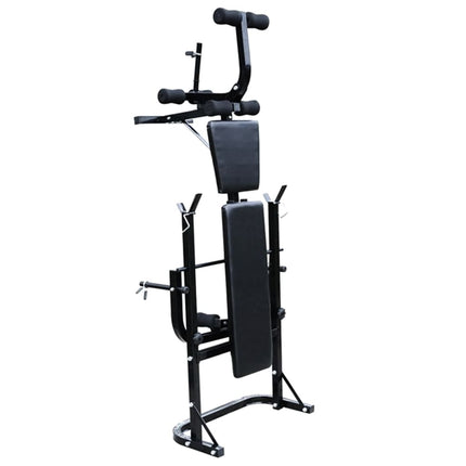 Banc D'entraînement Avec Support De Poids Jeu D'haltères 60,5Kg