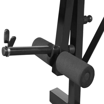 Banc D'entraînement Avec Support De Poids Jeu D'haltères 60,5Kg