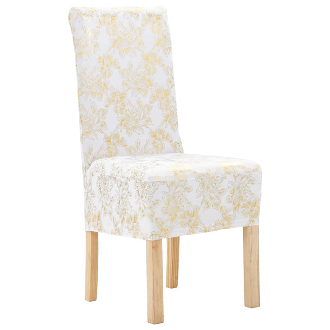 Housses Extensibles De Chaise Droite 6 Pcs