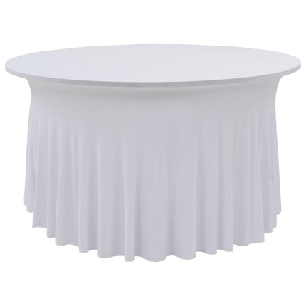 Nappes Élastiques De Table Avec Jupon 2 Pcs