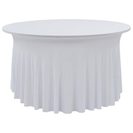 Nappes Élastiques De Table Avec Jupon 2 Pcs