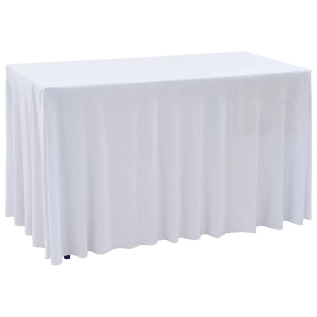 Nappes Élastiques De Table Avec Jupon 2 Pcs
