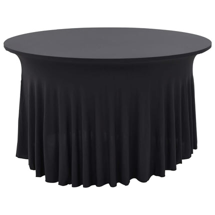 Nappes Élastiques De Table Avec Jupon 2 Pcs