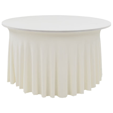 Nappes Élastiques De Table Avec Jupon 2 Pcs