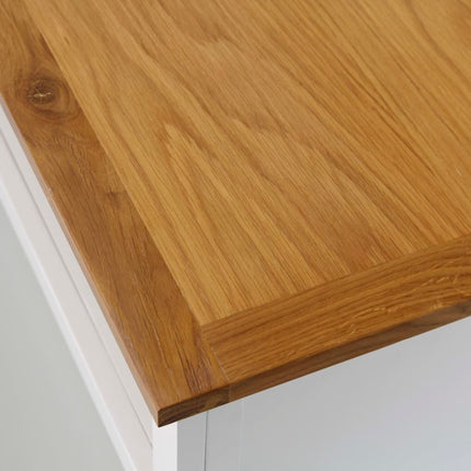 Meuble Tv 90X35X48 Cm Bois De Chêne Massif