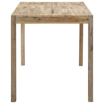 Table De Salle À Manger 120X70X75 Cm Bois Solide D'acacia