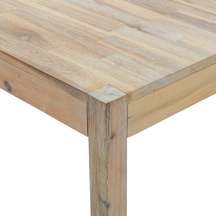 Table De Salle À Manger 120X70X75 Cm Bois Solide D'acacia