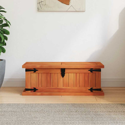 Coffre De Rangement Bois D'acacia Solide