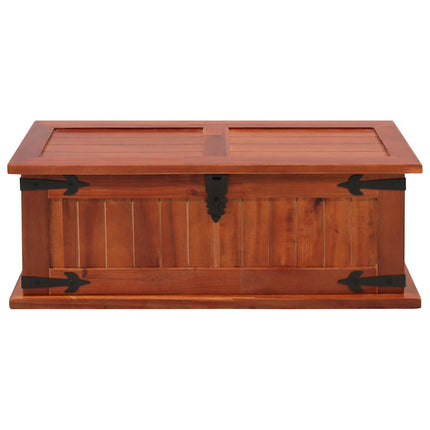 Coffre De Rangement Bois D'acacia Solide