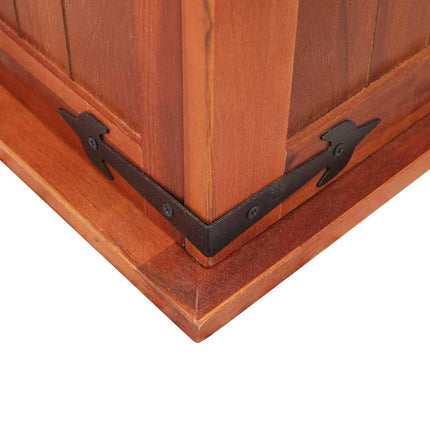 Coffre De Rangement Bois D'acacia Solide