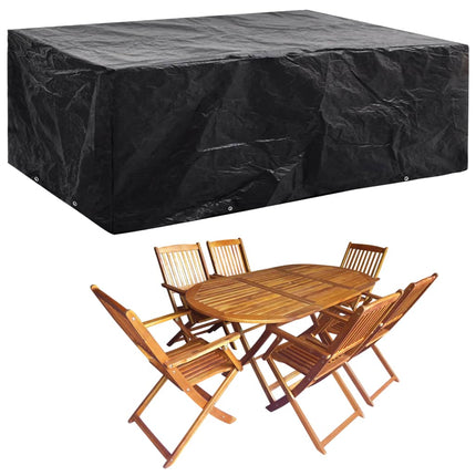 Housses De Salon De Jardin 2 Pcs Rotin 8 Œillets 113X113 Cm