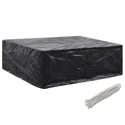 Housses De Salon De Jardin 2 Pcs Rotin 8 Œillets 113X113 Cm