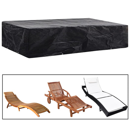 Housses De Salon De Jardin 2 Pcs Rotin 8 Œillets 113X113 Cm