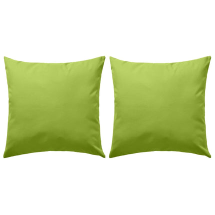 Oreiller D'extérieur 2 Pcs Vert Pomme