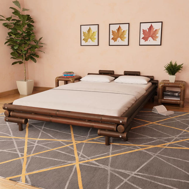 Cadre De Lit Sans Matelas Bambou