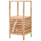 Armoire De Salle De Bain Bois De Noyer 39,5X35,5X86 Cm