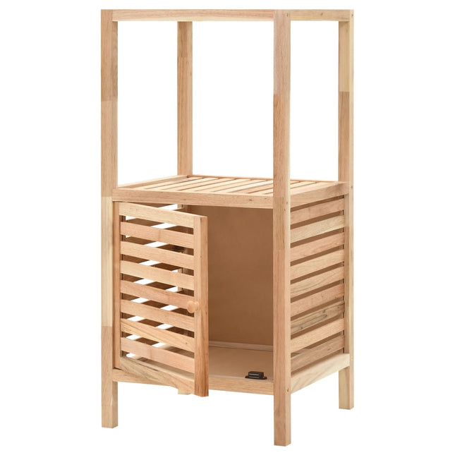 Armoire De Salle De Bain Bois De Noyer 39,5X35,5X86 Cm