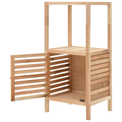 Armoire De Salle De Bain Bois De Noyer 39,5X35,5X86 Cm