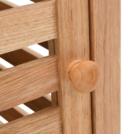 Armoire De Salle De Bain Bois De Noyer 39,5X35,5X86 Cm