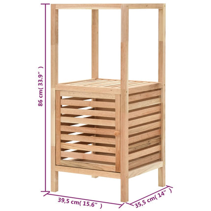 Armoire De Salle De Bain Bois De Noyer 39,5X35,5X86 Cm