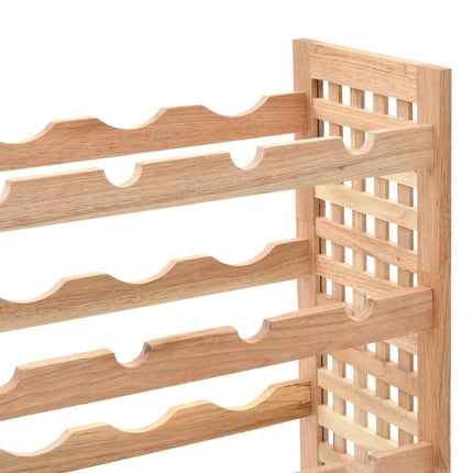 Casier À Bouteilles Pour 25 Bouteilles Bois De Noyer 63X25X73Cm