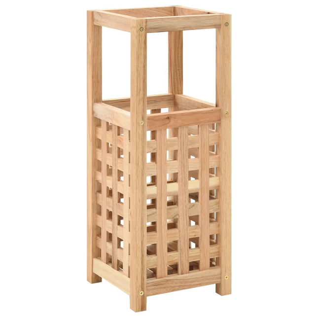 Porte-Parapluie 18 X 18 X 50 Cm Bois De Noyer Massif