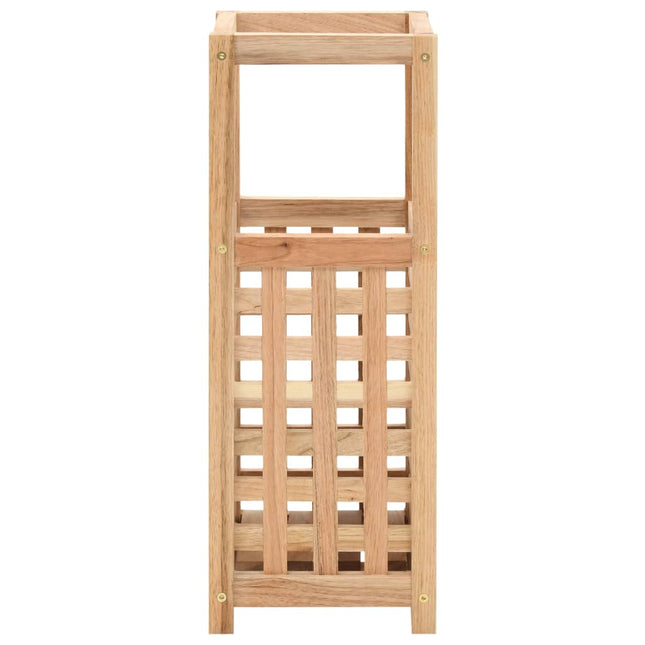 Porte-Parapluie 18 X 18 X 50 Cm Bois De Noyer Massif