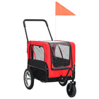 Remorque De Vélo Pour Chiens Et Poussette 2-En-1