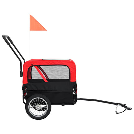 Remorque De Vélo Pour Chiens Et Poussette 2-En-1