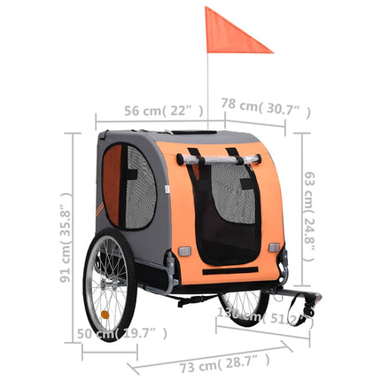 Remorque De Vélo Pour Animaux De Compagnie