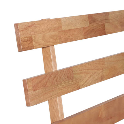 Cadre De Lit Sans Matelas Bois De Chêne Massif