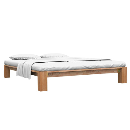 Cadre De Lit Sans Matelas Bois De Chêne Massif