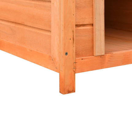 Niche Pour Chiens Bois De Pin Et De Sapin Massif 72X85X82 Cm