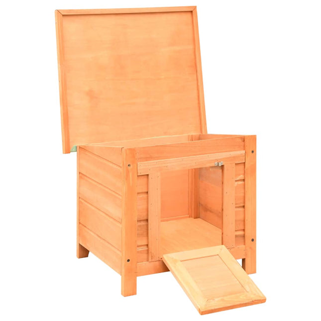 Maison De Chat Pin Massif Et Sapin 50 X 46 X 43,5 Cm