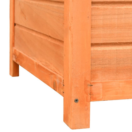 Niche Pour Chiens Bois De Pin Et De Sapin Solide 120X77X86 Cm Jaune