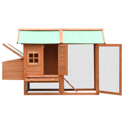 Poulailler Bois De Pin Massif Et Sapin 170X81X110 Cm