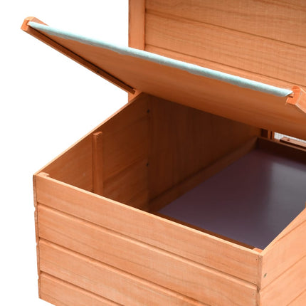 Poulailler Bois De Pin Massif Et Sapin 170X81X110 Cm