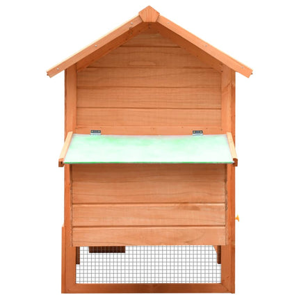 Poulailler Bois De Pin Massif Et Sapin 170X81X110 Cm