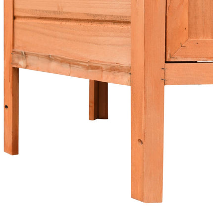 Poulailler Bois De Pin Massif Et Sapin 126X117X125 Cm
