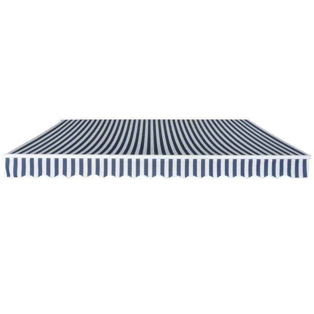 Auvent Pliable Manuel Bleu/Blanc