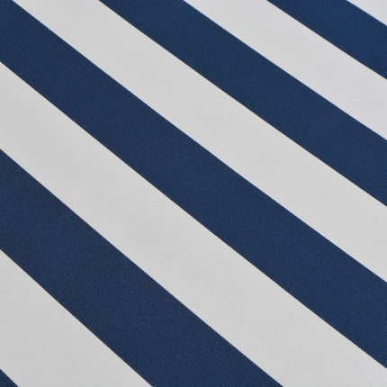 Auvent Pliable Manuel Bleu/Blanc