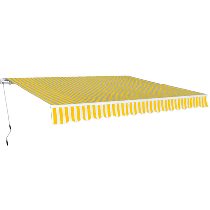 Auvent Pliable Manuel Bleu/Blanc