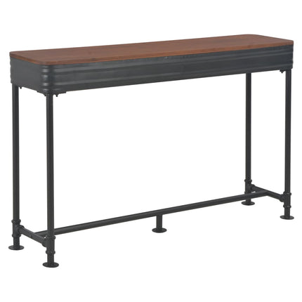 Table Console Avec 2 Tiroirs 120X30X75 Cm Bois De Sapin Massif