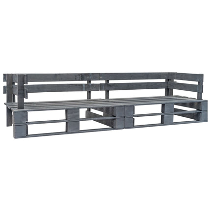 Canapés De Jardin Palette 2 Pcs Avec Coussins Sable Pinède