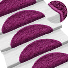 Tapis D'escalier 15 Pcs Violet