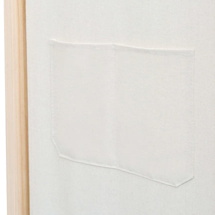 Cloison De Séparation 4 Panneaux 160X170X4 Cm Tissu