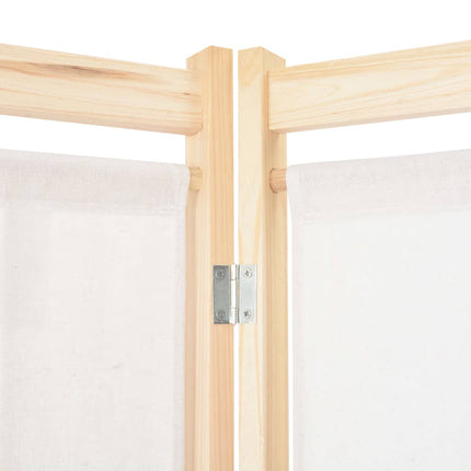 Cloison De Séparation 6 Panneaux 240 X 170 X 4 Cm Tissu