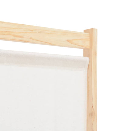 Cloison De Séparation 6 Panneaux 240 X 170 X 4 Cm Tissu