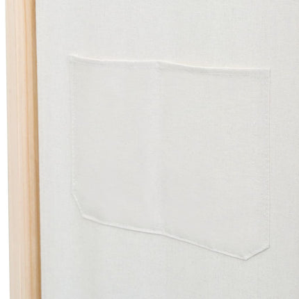 Cloison De Séparation 6 Panneaux 240 X 170 X 4 Cm Tissu