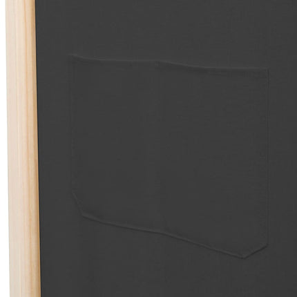 Cloison De Séparation 4 Panneaux 160X170X4 Cm Tissu